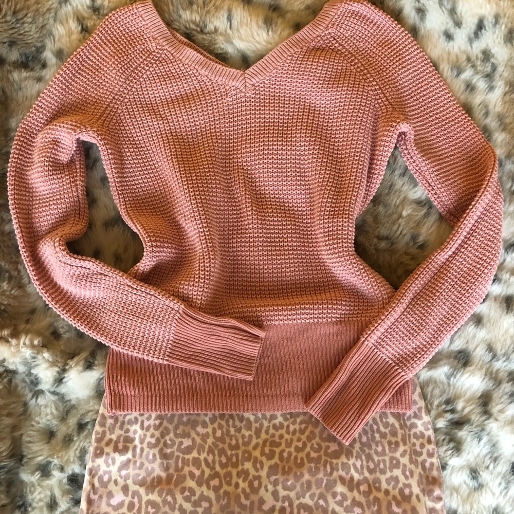Calvin Klein knit v sweater